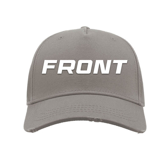 Headwear sample - front embroidery only